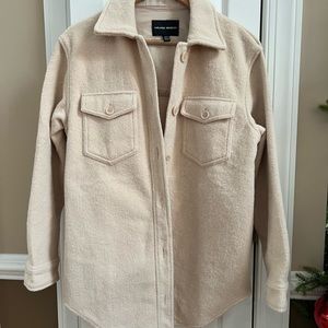 Beige shacket new with tags!
